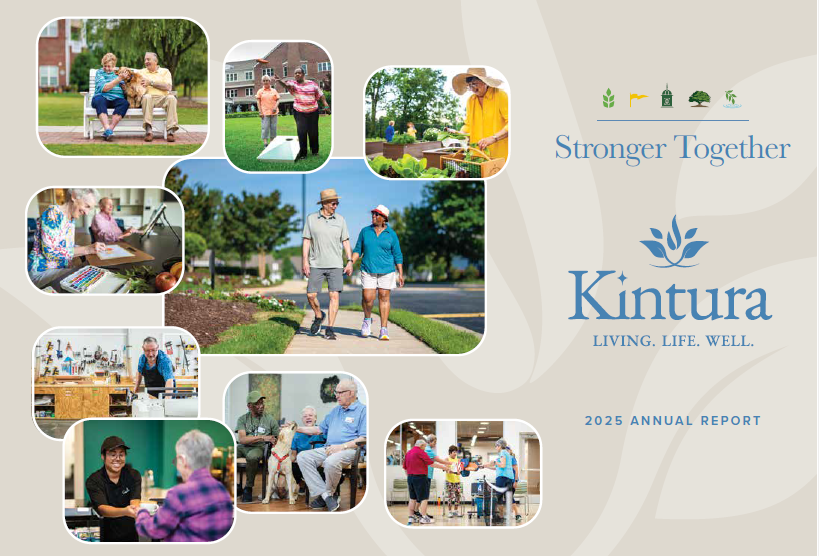 front cover of annual report 2025 