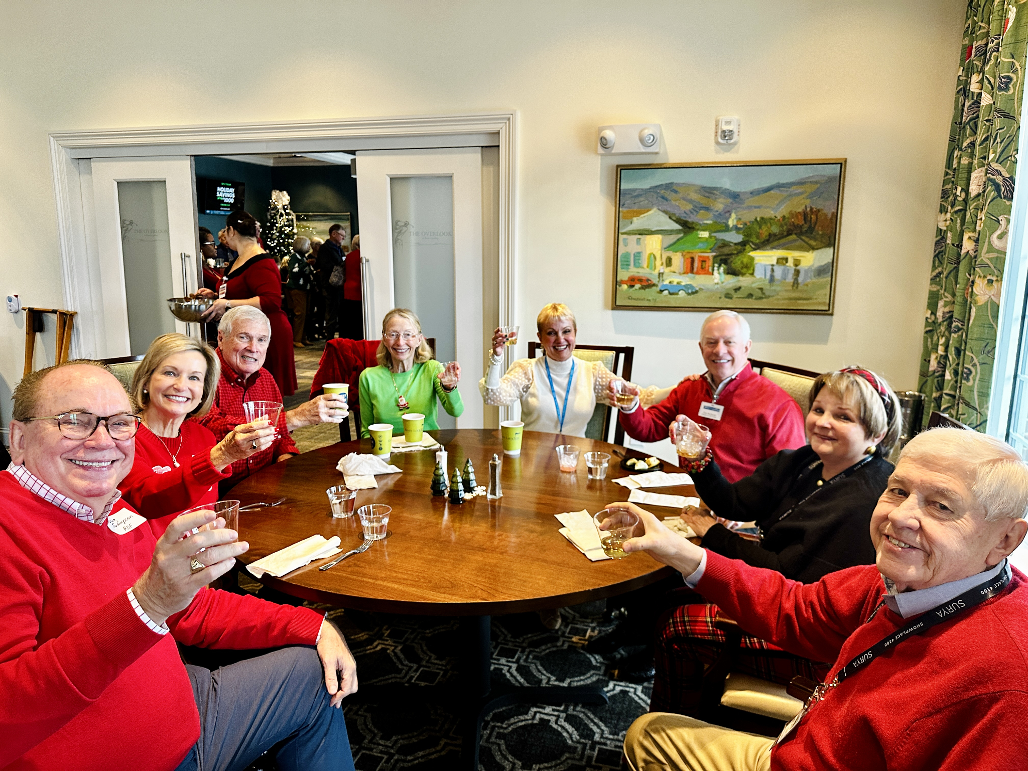 Resident of the Future at party 