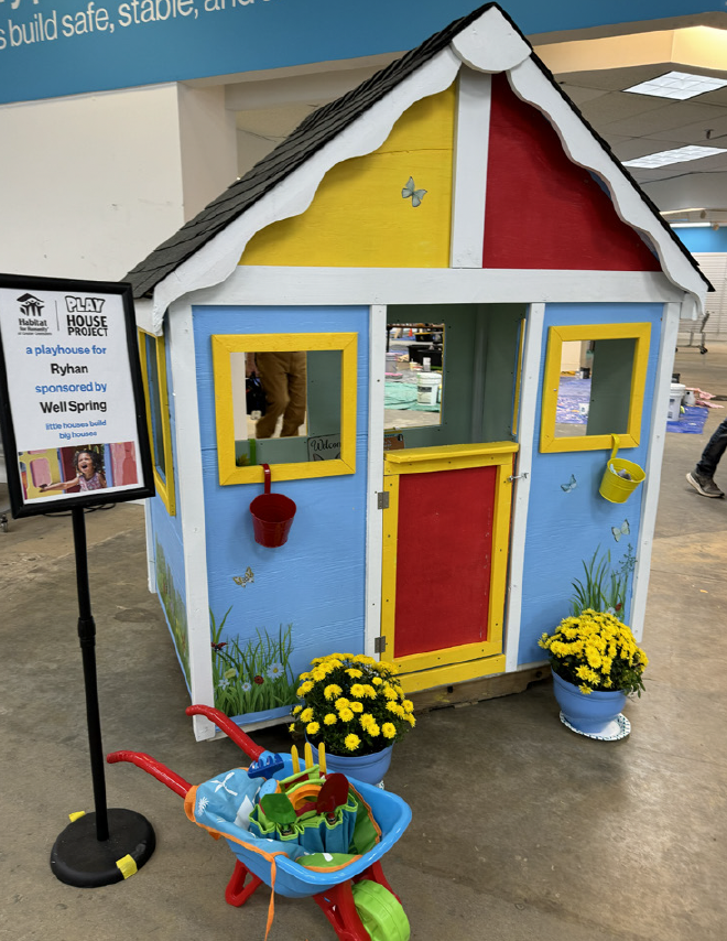 House residents built  for charity 